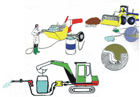 High Pressure Cleaning for Excavators, Dumpers and Plaster Machines